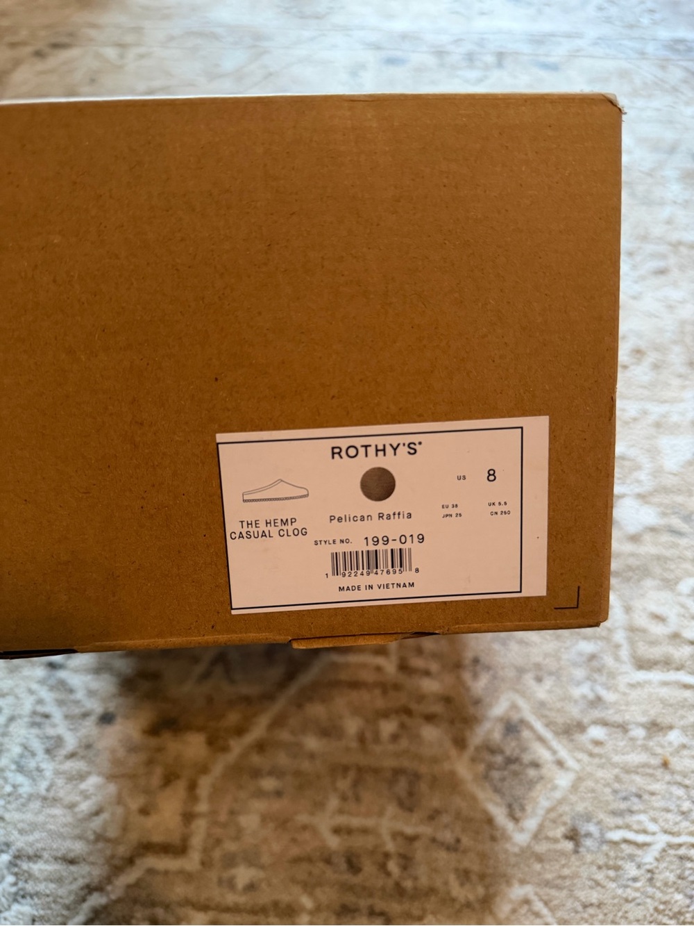 Rothy’s The Hemp Casual Clog. Women’s size 8. Brand new, never worn - Picture 6 of 6